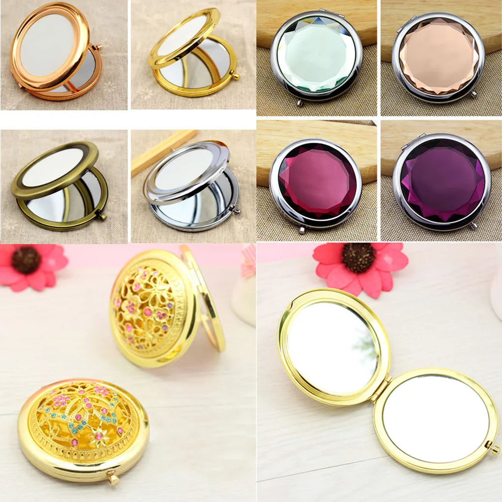 

High Quality 1PC Women Mini Foldable Mirrors Portable Makeup Cosmetic Mirrors