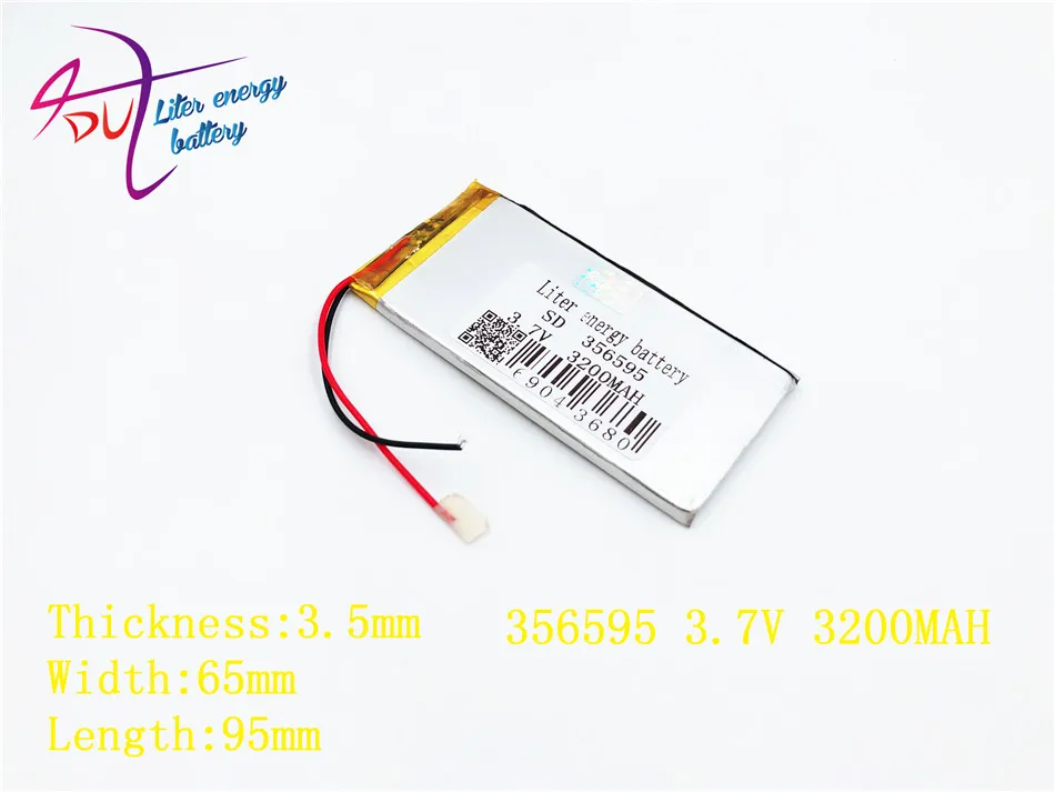 Литровая энергетическая батарея 3,7 V 3200mAh литий-полимерный ...