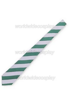 

Slytherin House Cosplay Wide Silk Necktie from Harry Free Shipping for Halloween and Christmas