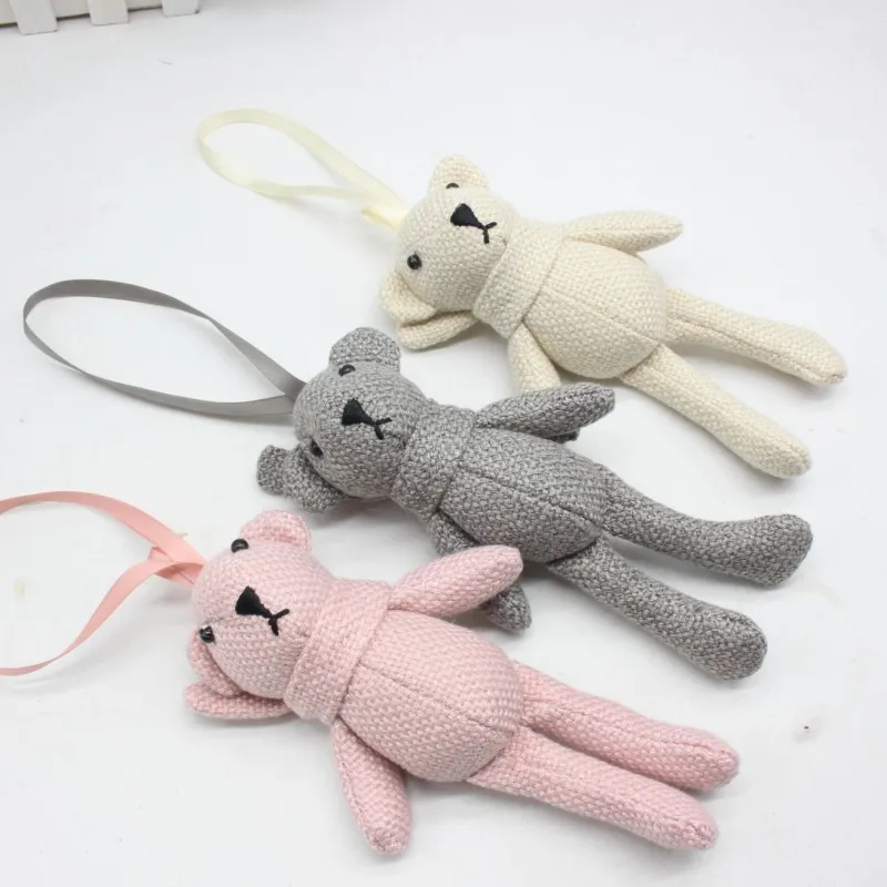 16cm Plush font b Toys b font linen Teddy Bear Rabbit Soft Stuffed Animal font b
