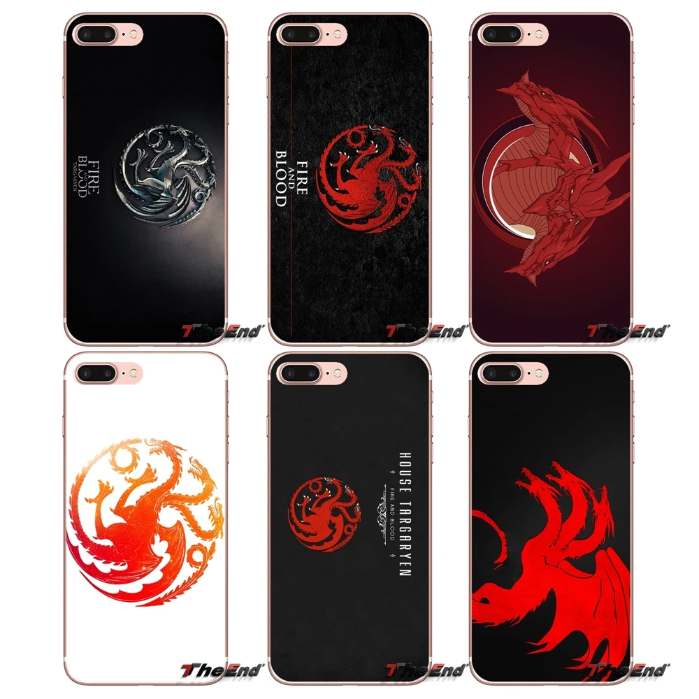 

For Xiaomi Redmi 4 3 3S Pro Mi3 Mi4 Mi4i Mi4C Mi5 Mi5S Mi Max Note 2 3 4 House Targaryen Game Of Throne Logo Case