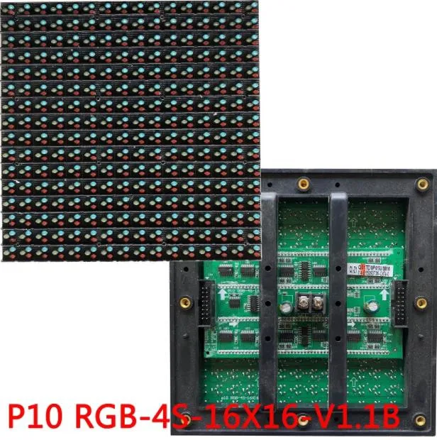 

p10 RGB dip outdoor waterproof video led display screen modules high quality