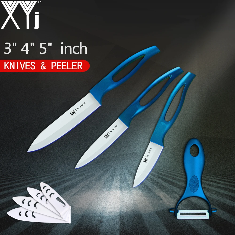 XYj Brand High End Ceramic Knife Cheap Ceramic Peeler Knife Tool Set 3