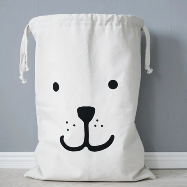 2016 New Popular Heavy Canvas bag Children Room Organizer Bag Storage