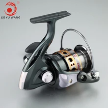GA 1000-7000 Series New Design Worm Shaft Structure 13BB Quality Lure Spinning Fishing Reel with Carbon Fiber Handle