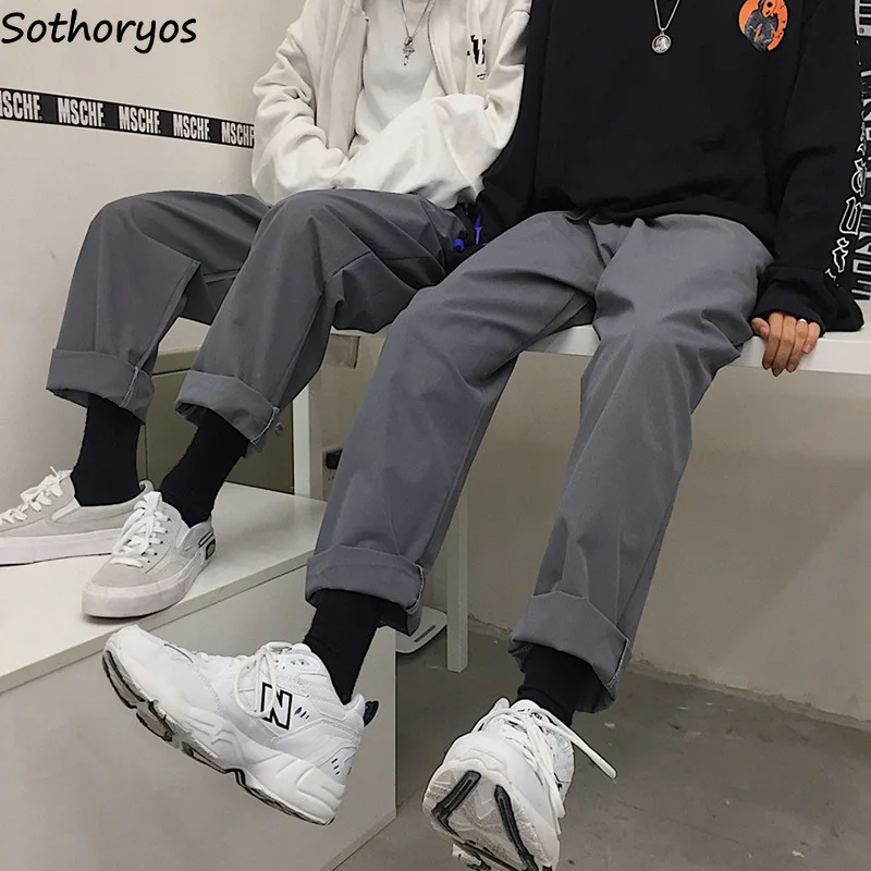 

Pants Women Harajuku Korean Style All-match Trendy High Waist Streetwear Elegant Womens Loose Female Casual Trousers 2019 Chic