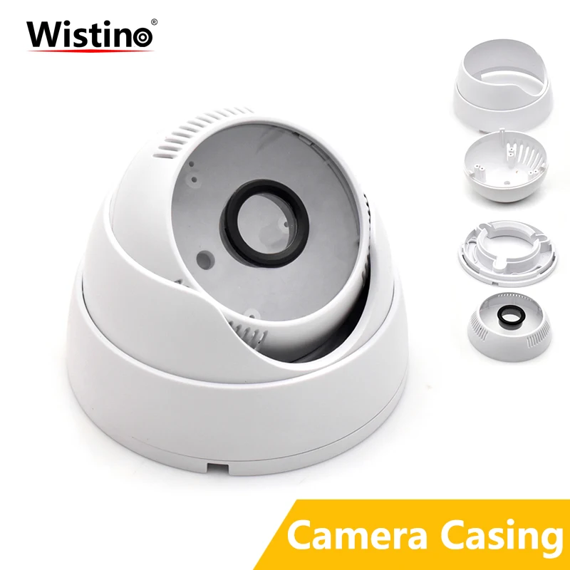 Dome Camera Housing ABS Plastic IP Camera Casing For CCTV Surveillance
