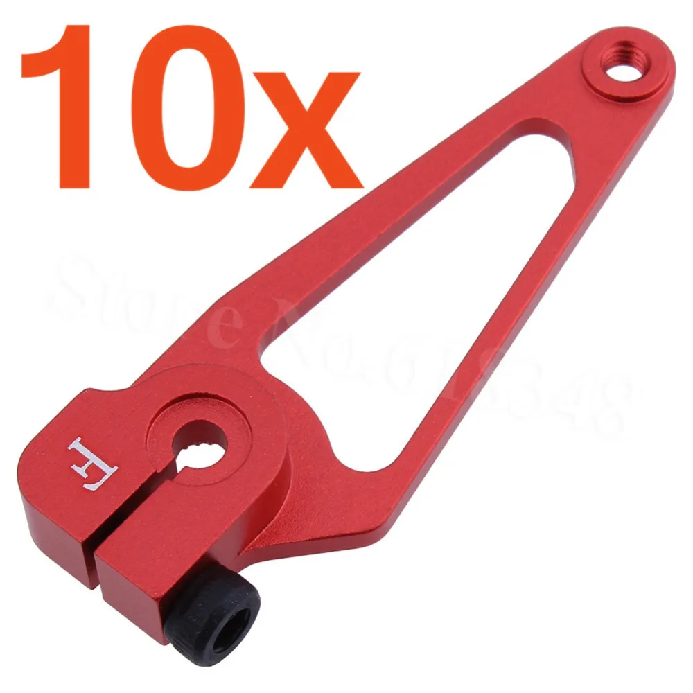 

10PCS Metal Aluminum Servo Horn 25T M3 threads Steering Arm For Electric Gas Power RC Airplane Parts Motor CNC