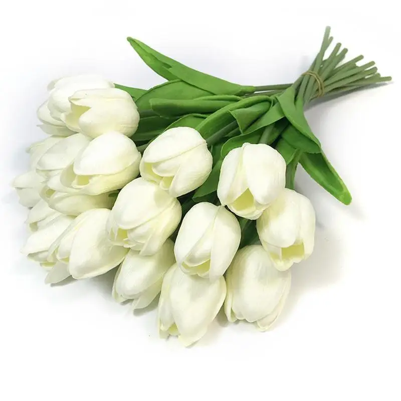 Tulips Artificial Flowers 1pcs Real Touch Artificial Flowers for For Garden Home Wedding Decoration Silk Flowers Drop Shipping Tulips Artificial Flowers 1pcs Real Touch Artificial Flowers for For Garden Home Wedding Decoration Silk Flowers Drop Shipping