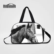 Dispalang мужские и женские дорожные сумки с самостоятельной обувью для хранения с принтом лошади, дорожная сумка для путешествий, дорожная сумка, сумки для выходных