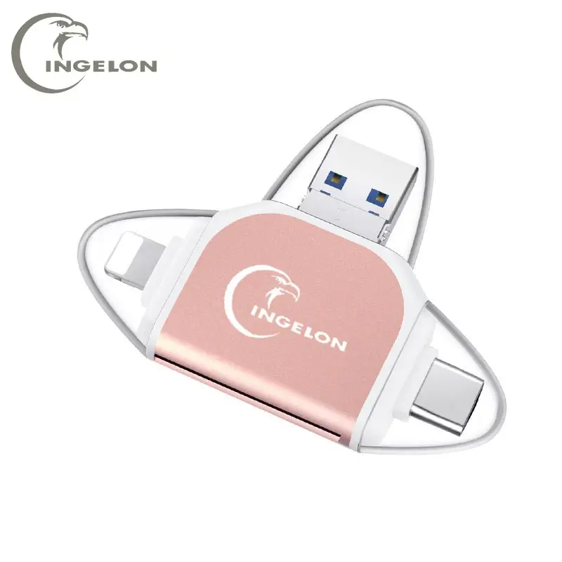 Ingelon картридер 3 in 1 card reader кардридер Lector Tarjeta SD USB смарт-карт E Reader Microsd usb переходник