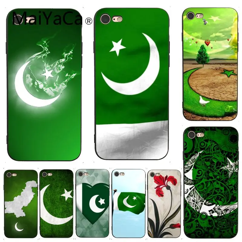 MaiYaCa For iphone 7 Case National flag Pakistan flag
