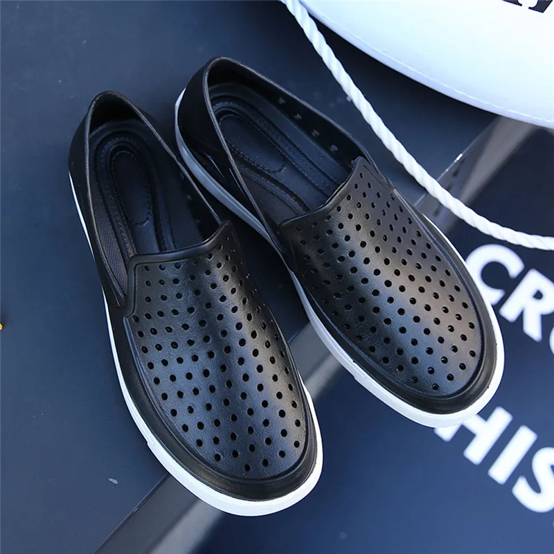  Outdoor Casual Sandals Walk Beach Flip Flops Flat Men Hollow Light Shoes Slipper terlik kapcie Slides 40FE1114