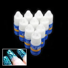 2 bottle super professional nail glue false nail sticky stickers rhinestones decorations manicure tool adhesive liquid glue