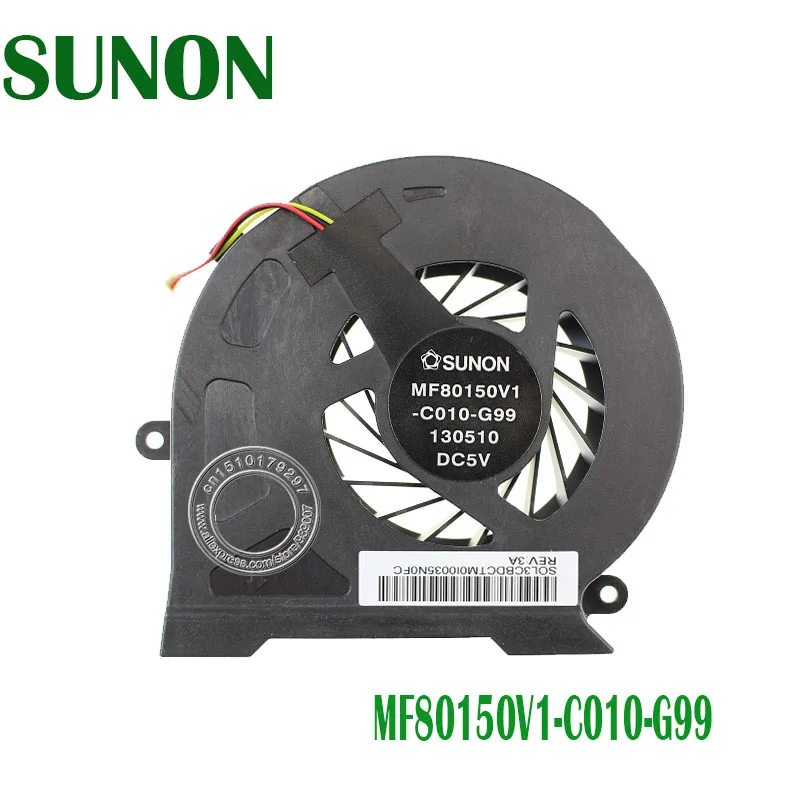Подлинная для TOSHIBA X70 серии радиатор с охлаждающими вентиляторами SUNON MF80150V1-C010-G99 SOL3BDCTM0I0035N0FS - Цвет лезвия: FAN