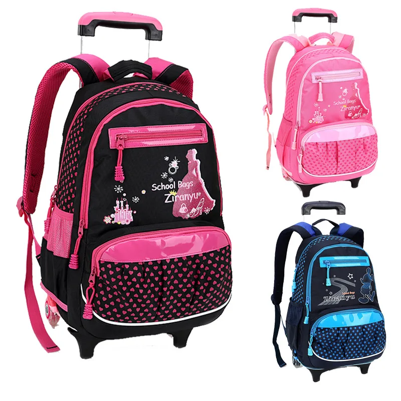 waterproof-nylon-girls-trolley-book-schoolbags-lovely-pink-children-backpacks-kids-travel-luggage-high-quality-mochila-infantil