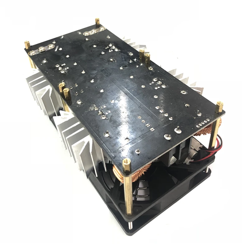  1800W 40A ZVS Induction Heating Board Module Flyback Driver Heater+48V Coil+Dual fan with copper tu