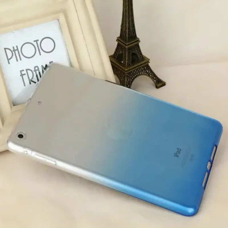 Чехол для iPad Mini 1 2 3 Retina силиконовая Мягкая задняя крышка ультратонкий прозрачный