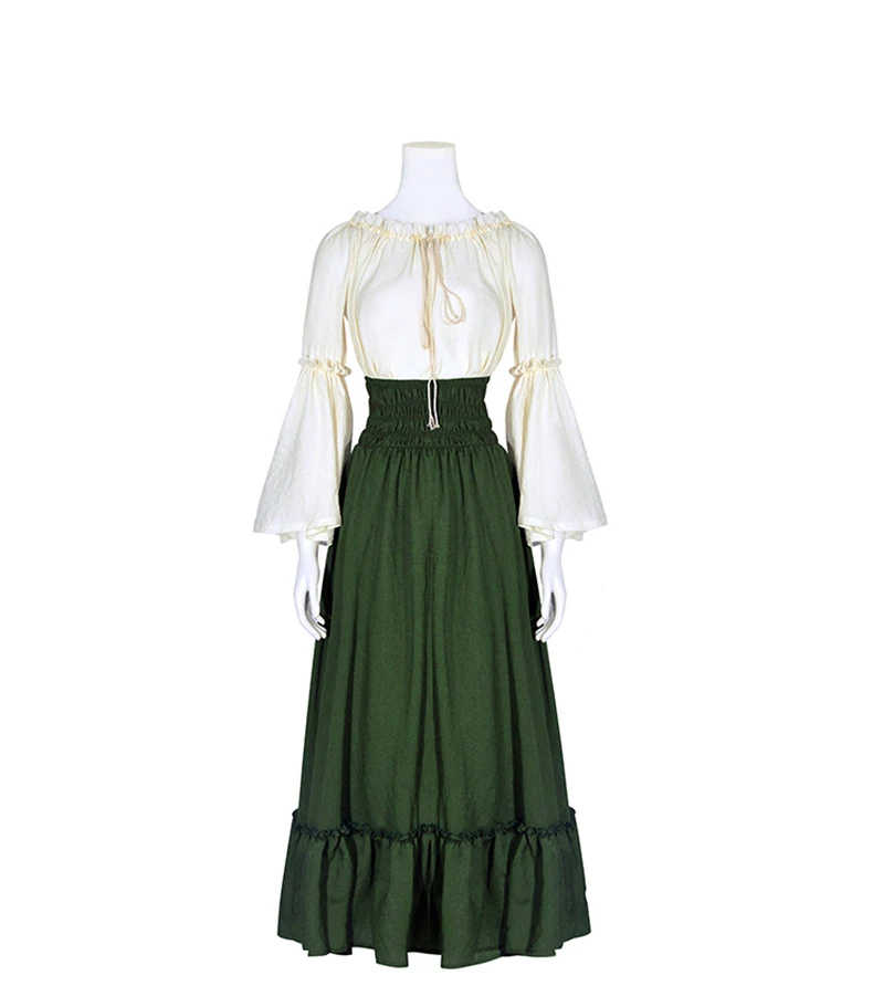 

Renaissance Women Costume Medieval Maiden Fancy Cosplay Over Dress halloween costumes for women Victorian Dress Costume S-XXXXXL