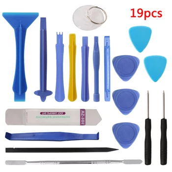 

19 in 1 Mobile Phone Repair Tools Kit Spudger Pry Opening Tool Screwdriver Set for iPhone X Samsung PC Hand Tools Set