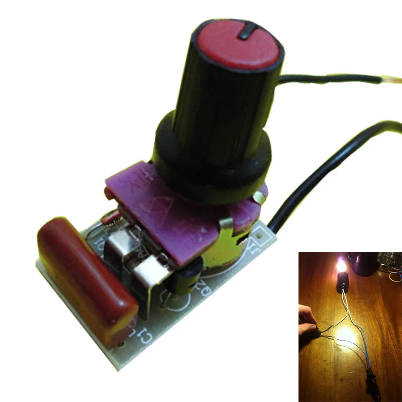 100W Dimmer Module DIY Kit with Switch Speed Regulation Module for Arduino Electronic Suite