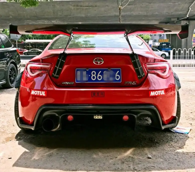 

Carbon Fiber CAR REAR WING TRUNK BIG SPOILER FOR Subaru BRZ TOYOTA GT86 2012 2013 2014 2015 2016 2017 2018 G GT STYLE