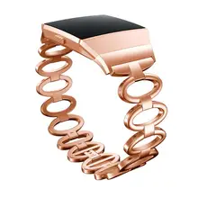 HIPERDEAL роскошный ремешок из нержавеющей стали металлический сменный ремешок для наручных часов аксессуар для Fitbit Ionic 15J Прямая