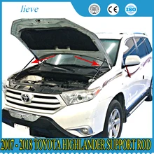 Для Toyota Highlander 2007-2018 2TH 3TH капот автомобиля Опора капота гидравлический шток Strut бары подъемная пружина амортизатор стайлинга автомобилей