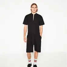 27-44! Новинка года плюс размеры Мужская одежда брюки для девочек Летняя мода комбинезон Свободные Комбинезоны мотобрюки для мужчин певица