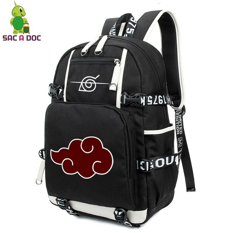 Zaino anime Zaini scuola Naruto per adolescenti Akatsuki Itachi Sharingan  Cosplay Ragazzi Ragazze Borse per laptop Zaino da viaggio | Abeax