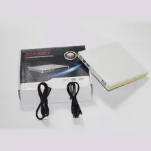White slim USB 3.0 External BD Blu Ray DVD RW DVD DL CD RW Drive Writer Burner For WINDOWS XP/7/8/10 Mac Desktop Laptop