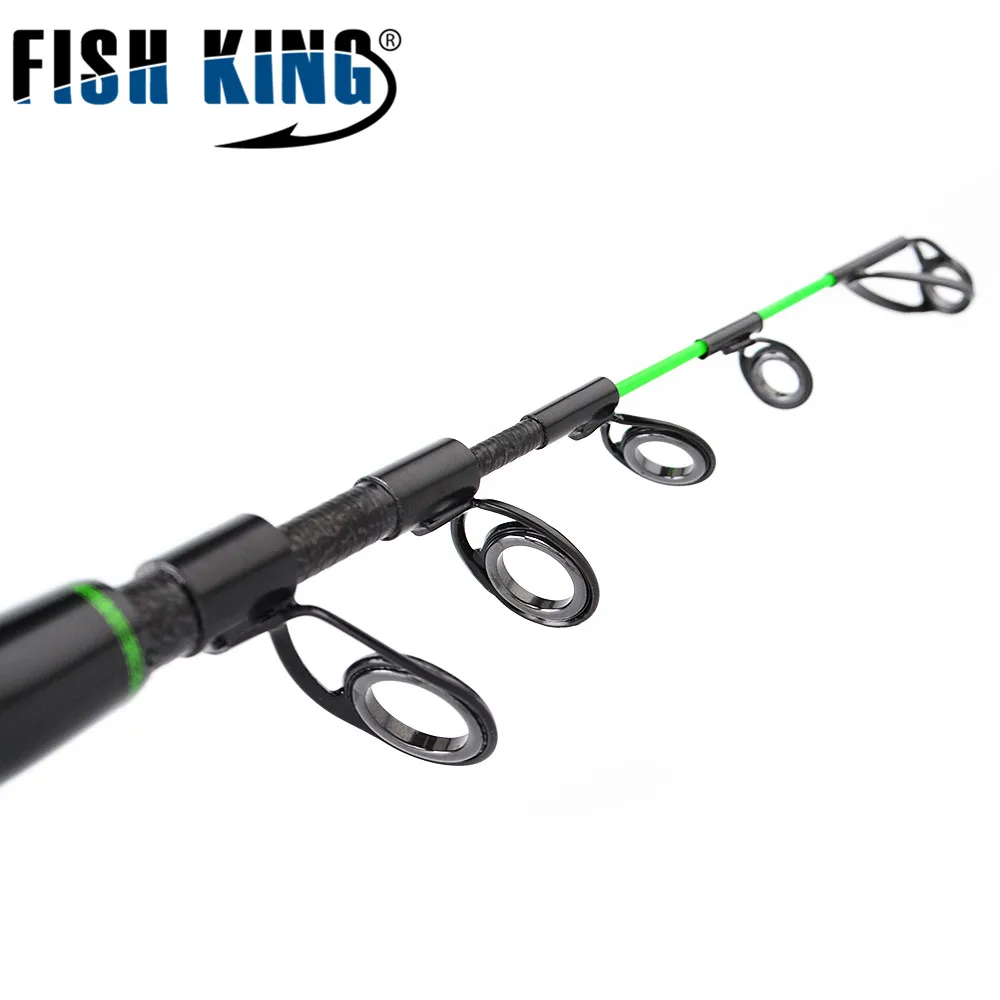 FISHKING 2,1 м, 2,4 м, 2,7 м, 3 м, приманка, удочка, литье, тип 7-28 г, вес приманки, не царапается, углеродная Удочка 6 сек/7 сек