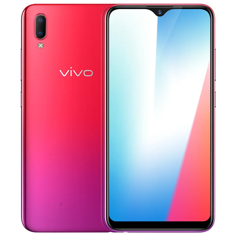 Vivo authorized Vivo Y93 мобильный телефон 4G LTE Android 8,1 SDM439 Восьмиядерный 6," Face Wake AI 3g/4G+ 64G 4030mAh Face Wake мобильный телефон - Цвет: Красный