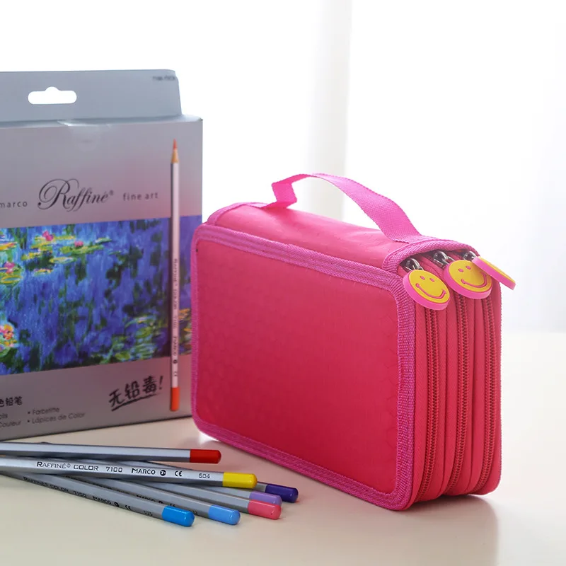 52 Holders Painting Stationery Organizer Art Pen Storage Bag Pouch 3