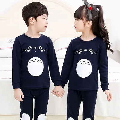 Kids Boys Girls Clothes Baby Pajamas Winter Long Sleeved Homewear Suit Cartoon Children's Sleepwear Pyjamas Kids Nightwear Sets - Цвет: short-6