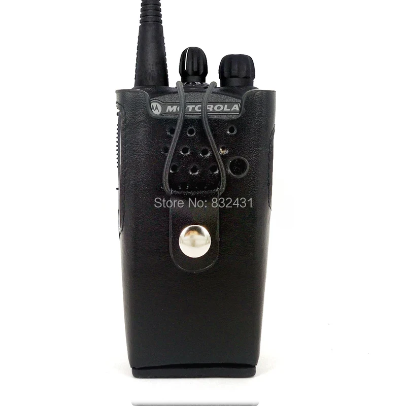 Walkie Talkie кожаный защитный рукав жесткий Кобура сумка чехол для MOTOROLA GP3688 CP200 CP040 CP140 двухстороннее радио