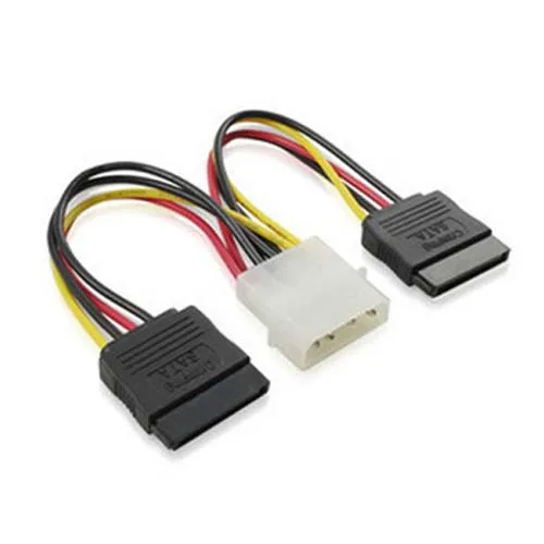 10 шт 4 pin IDE Molex к 2 Serial ATA SATA кабель питания разъемы c02 | Электроника