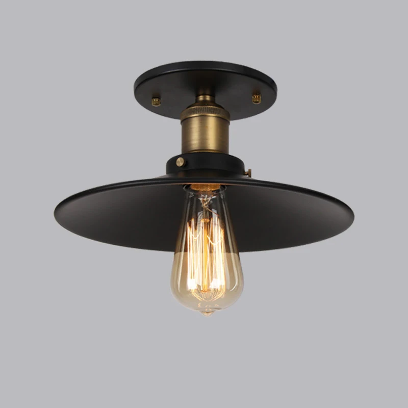 

Loft Vintage Nostalgic Lustre Copper Glass Edison Ceiling Light Industrial Personality Bar Kitchen Home Decor Lighting Fixture