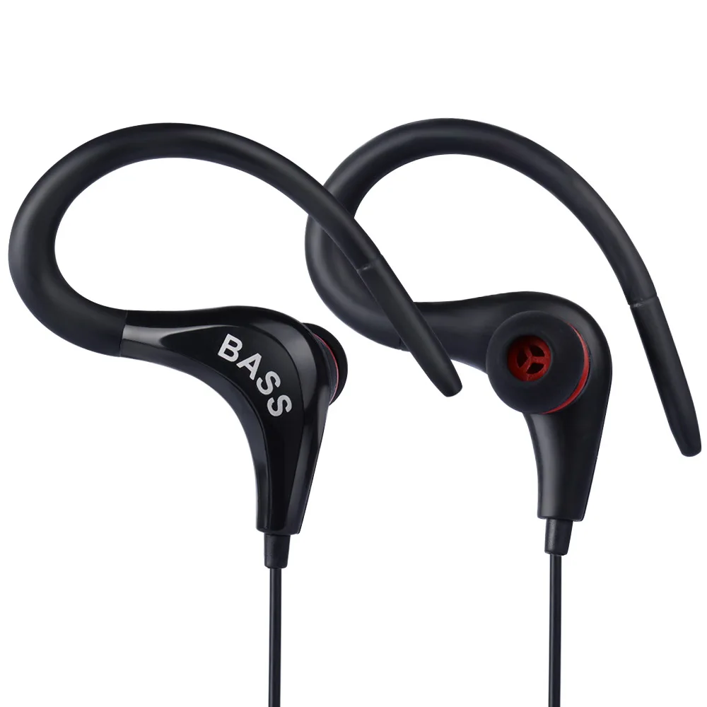 

GSDUN S14 Wired Earphone Non-slip Hook Ear Sport Running Earbuds Music Headphones Headset for Mobile Phones Mp3 Mp4 Gym KulaklIk