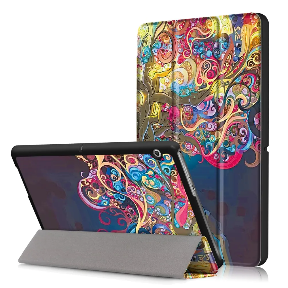Яркая ПУ кожа чехол флип чехол для huawei MediaPad T3 10 AGS-L09 AGS-L03 складной Folio Stand защитный Магнит Чехол