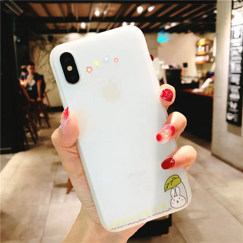 KIP7P1152D_1_Flowers Pattern Soft TPU Case for iPhone 7 Plus