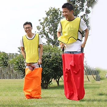 

Family Sack Racing Games Kids Adult Jumping Sports Balance Training Toy for Friends Party Garden Outdoor Fun Toy School Activity