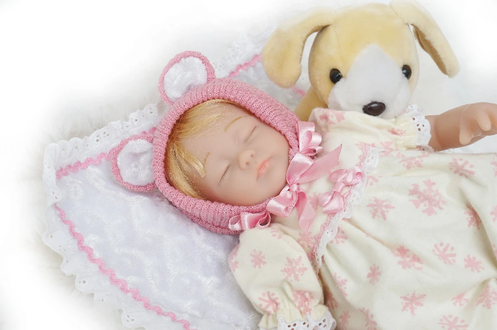 コゼット40センチ眠い赤ちゃんの女の子人形子供のためでリトル犬でクッションかわいい贈り物 Doll For Dolls For Childrendoll Doll Aliexpress