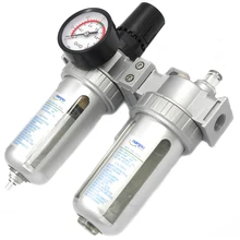 SFC400 Aluminum Alloy Pneumatic Pressure 0.15-1.0mpa Air Filter Regulator Lubricator Moisture Water Trap Oil-water Separator