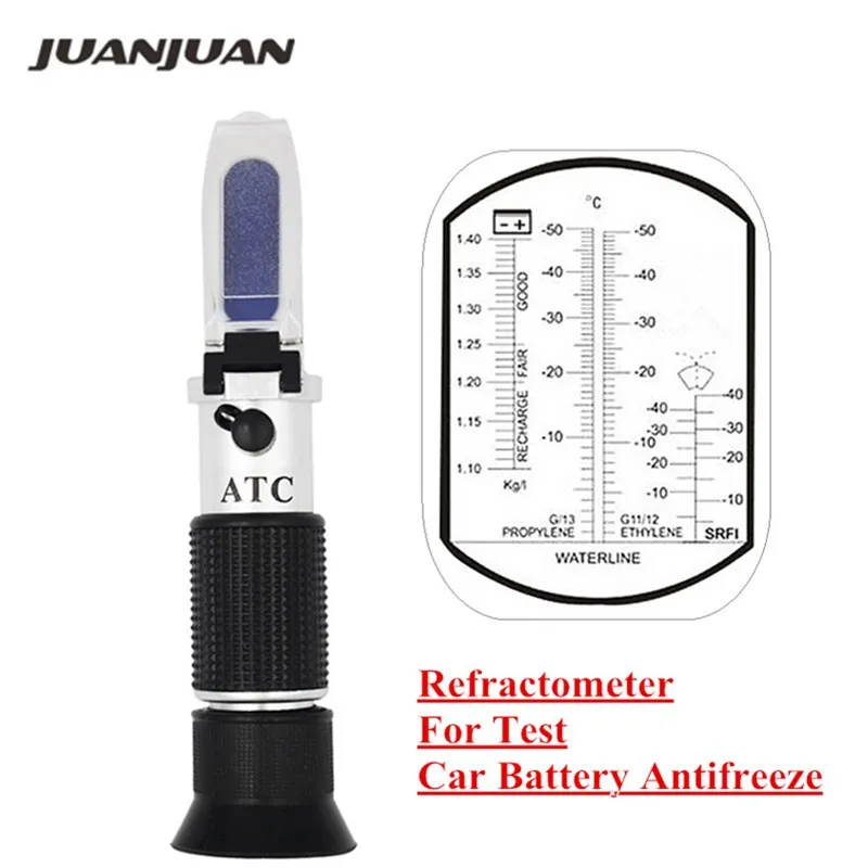 

Tester Tool Engine Car Batter Fluid Glycol y Antifreeze Refractometer with Automatic temperature compensation 45% off