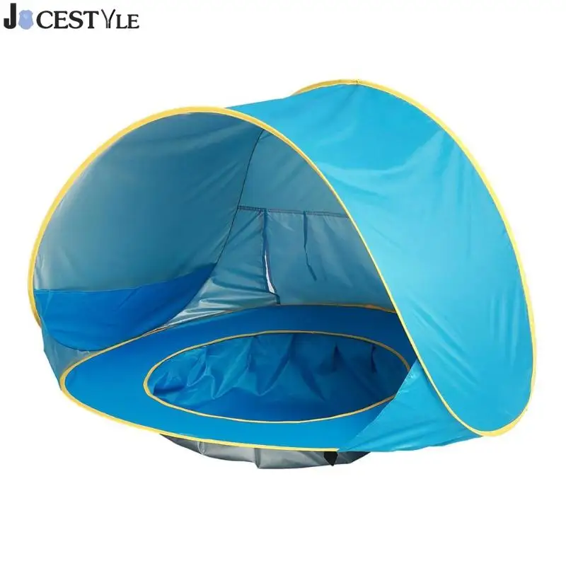 

Baby Beach Toy Tent UV Protection Sunshelter with with handbag Baby Kids Beach Tent Pop Up Portable Shade Pool Sun Shelter