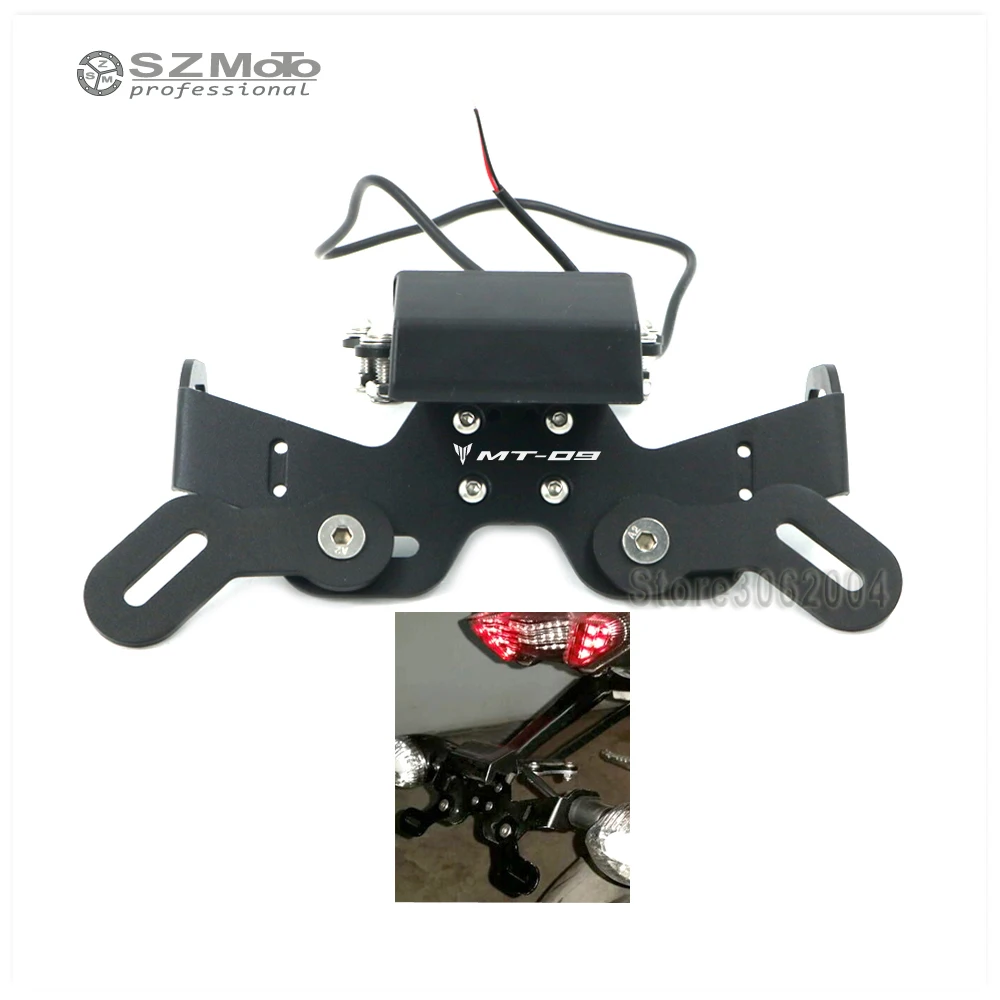 Для YAMAHA MT 09 FZ 2014 2016 2015 мотоцикла ХВОСТ Tidy Fender Eliminator регистрации Номерного Знака