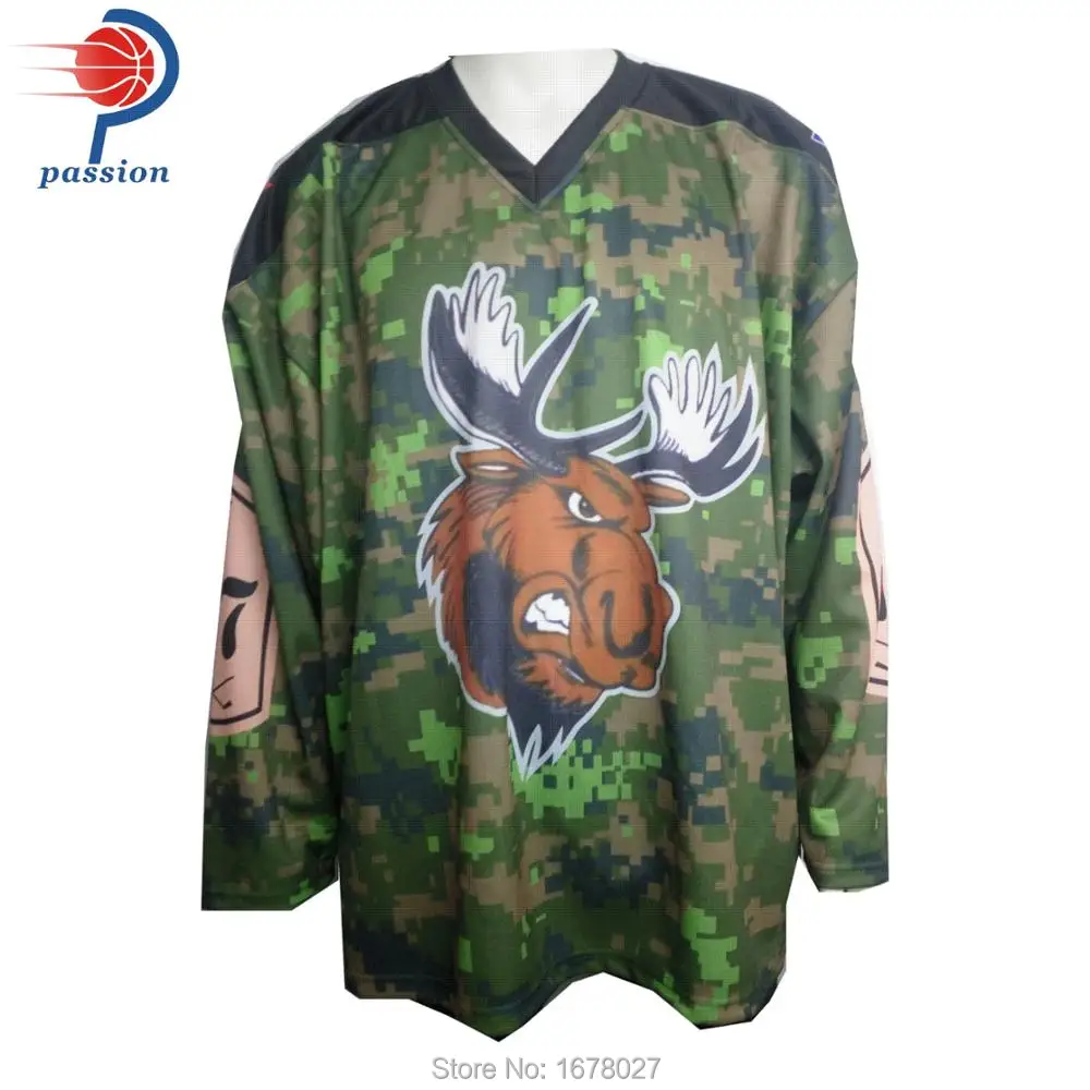 

Digital sublimation printing breathable material hockey jerseys