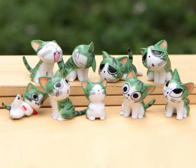 9 шт./компл. Chi's Sweet Home фигурки кошек украшения животных героев коллекционные