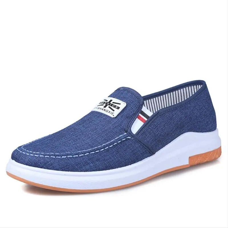 Summer Men Shoes Trend Canvas Shoes Male Casual Shoes Men's Low Board Outwear Flats Breathable
